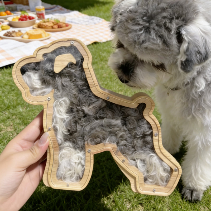 Personalized Pet Fur Memorial Frame – Preserve Your Dog's Precious Memories Forever